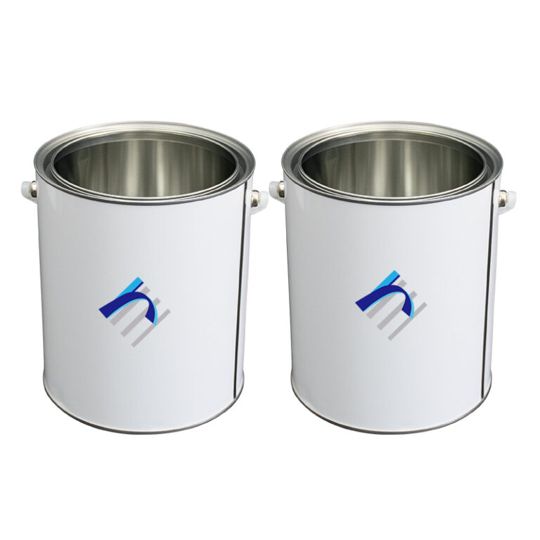 4L White Coating Tin Can (4)