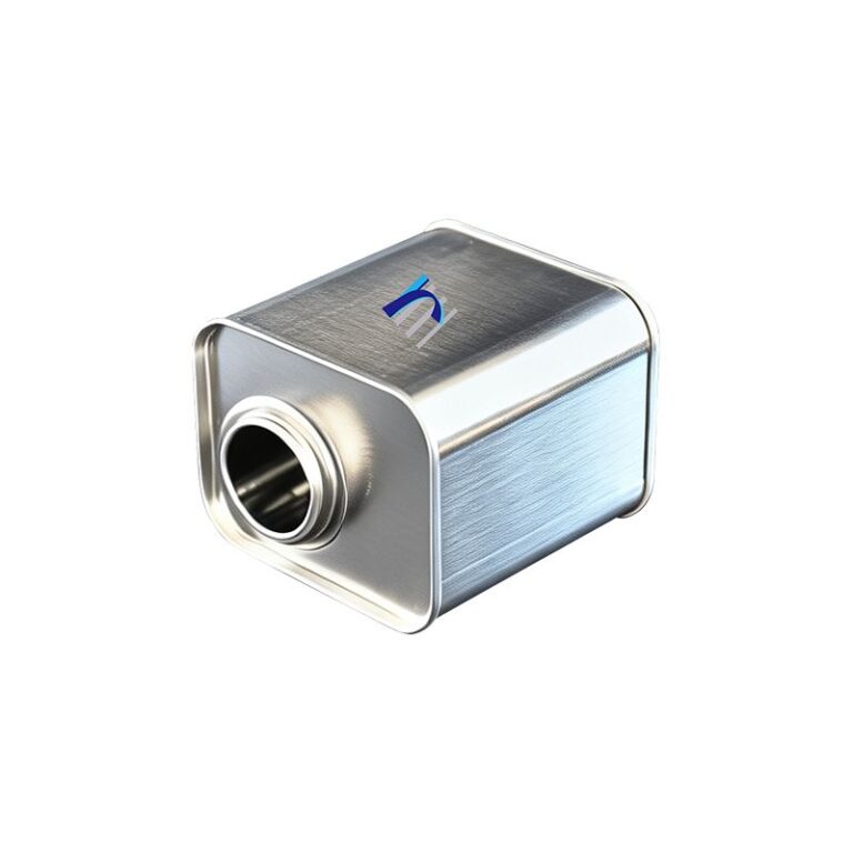 metal tin can with screw top